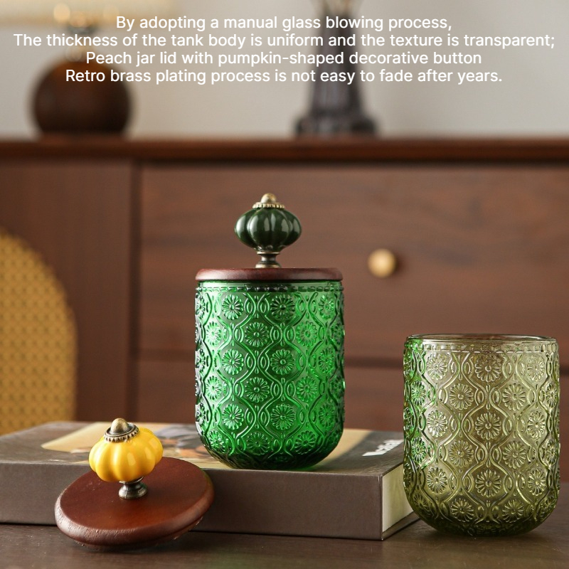 Ретро-коробка для хранения ват – обзор и цена Candle Making Jars With Lids